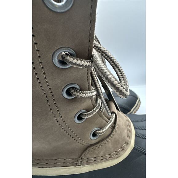 Sorel Slimpack Lace II Lined Waterproof boots Gray 11 23-04 - Picture 6 of 16